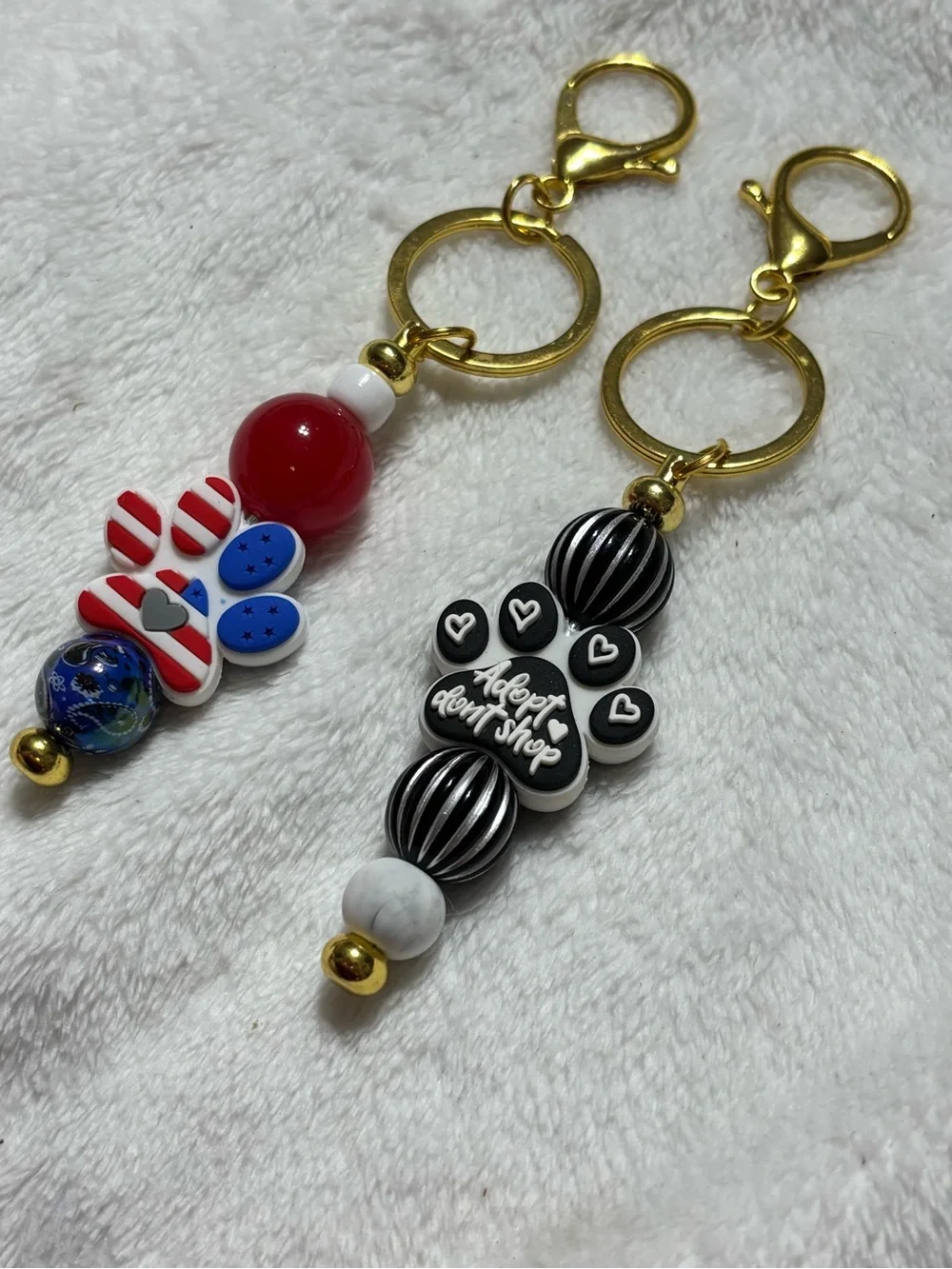 Handmade two beaded